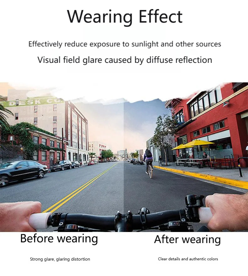 Unisex Oversized Glasses Bicycle Windproof Sunglasses Outdoor Sports